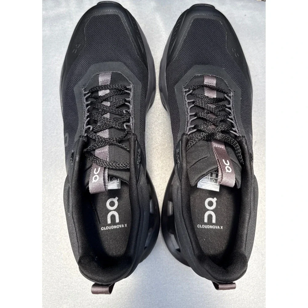 NEW On Cloudnova X Mens 11.5 Black Eclipse Running Training Shoes 3ME30410106